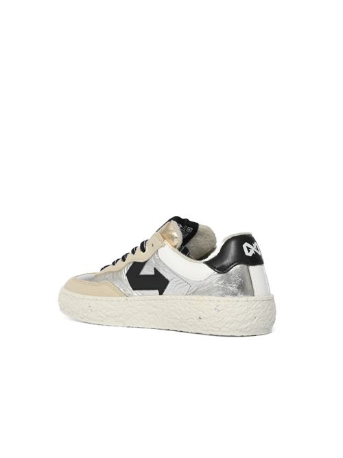 Sneakers Uriduri Silver in materiale riciclato Id. Eight | URI DSILVER